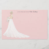 文房具の未来の花嫁さんに感謝 便箋 (正面)