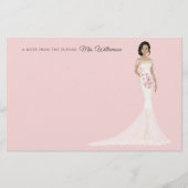 文房具の未来の花嫁さんに感謝 便箋 (正面)