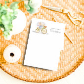 文房具の机からかわいいパーソナライズされたネズミ 便箋