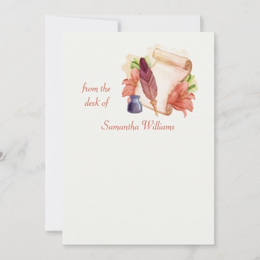 文房具の机かパーソナライズされたら (正面)