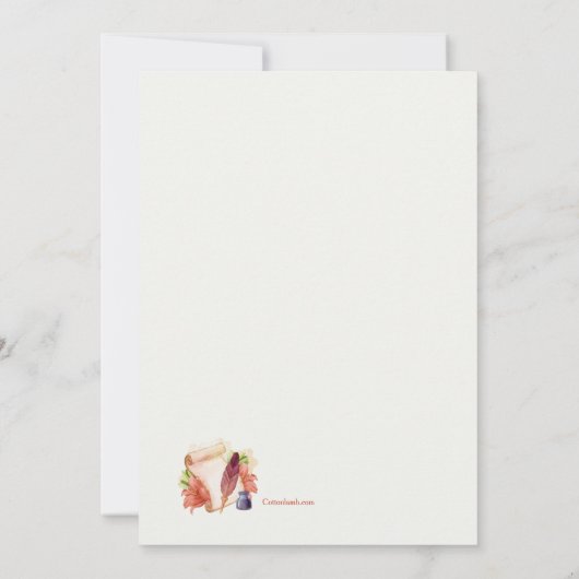 文房具の机かパーソナライズされたら (裏面)