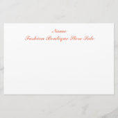 文房具の紙 便箋 (正面)