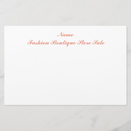 文房具の紙 便箋 (正面)