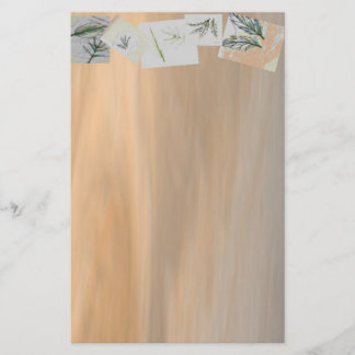 文房具の色彩の鮮やかな砂漠 便箋