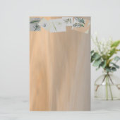 文房具の色彩の鮮やかな砂漠 便箋 (スタンド正面)