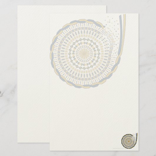 文房具を開く 便箋 (正面/裏面)