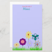 文房具を開花します 便箋 (正面/裏面)