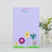 文房具を開花します 便箋 (スタンド正面)