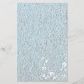 文房具オールド紙ブルーホワイトフローラ 便箋 (正面)