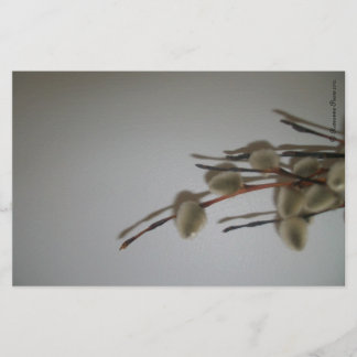 文房具シート(PussyWillows) RFPMDesigns ©️ 2012 便箋