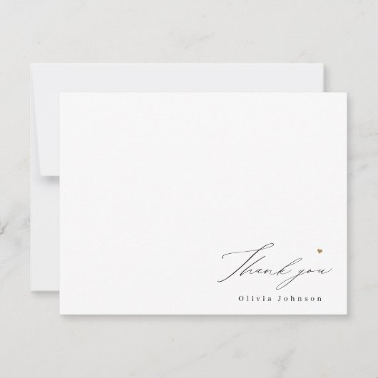 文房具ノートカーパーソナライズされたドのスクリプトを感謝 ノートカード (正面)