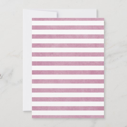 文房具パーソナライズされたの埃モダンバラストライプ ノートカード (裏面)