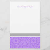 文房具パーソナライズされたの結婚感謝状 便箋 (正面)