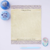 文房具パーソナライズされたヴィンテージリフランスのジェンシー チラシ (シングル)