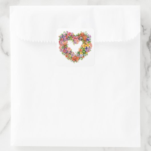 文房具用マッチングステッカー スクエアシール (バッグ)