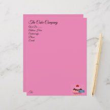 文房具紙ピンク（カップケーキ） RFPMDesigns ©️ 2024