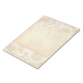 文房具紙ヴィンテージミュージックシートクリーム赤面 ノートパッド (アングル)