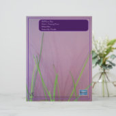 文房具紙（ラベンダー） RFPMDesigns ©️ 2024 (スタンド正面)