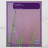 文房具紙（ラベンダー） RFPMDesigns ©️ 2024 (正面)