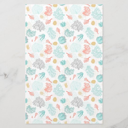 文房具紙- Coral 便箋 (裏面)