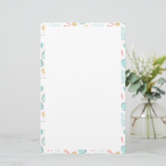 文房具紙- Coral 便箋 (スタンド正面)