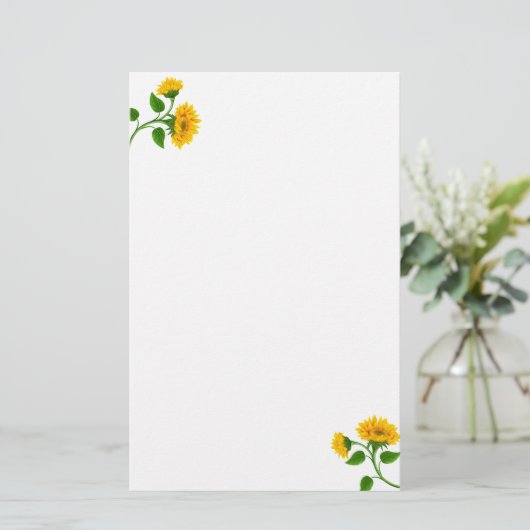 文房具 – ひまわり文房具 便箋 (スタンド正面)