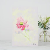 文房具:アイリスフラワー 便箋 (スタンド正面)