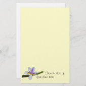 文房具 – アイリス – ジュエリー 便箋 (正面/裏面)