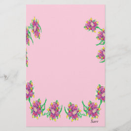 文房具・アジアユリ 便箋