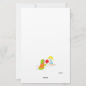 文房具：ビーチの日 便箋 (裏面)