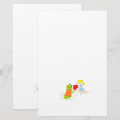 文房具：ビーチの日 便箋 (正面/裏面)