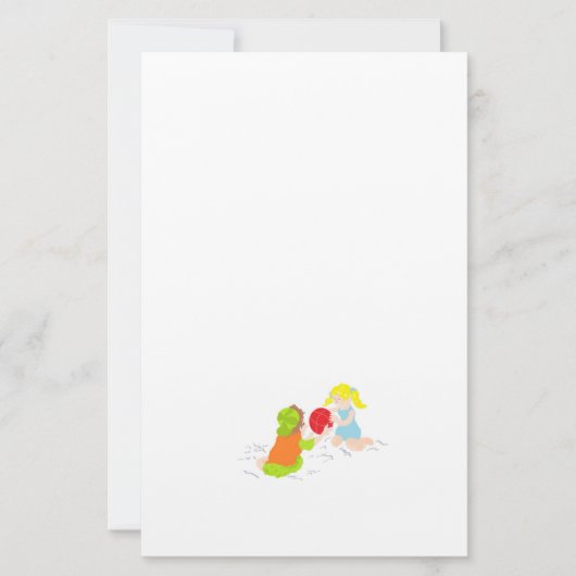 文房具：ビーチの日 便箋 (正面)