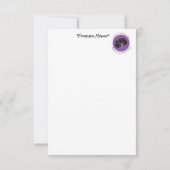 文房具「フォーエバーモンゴ」 サンキューカード (裏面)