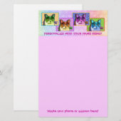 文房具-ポップアートのトム猫 便箋 (正面/裏面)