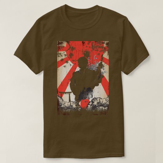 文日本の化剣士侍(2) Tシャツ (デザイン正面)