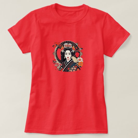 文日本の化Tシャツ Tシャツ (デザイン正面)