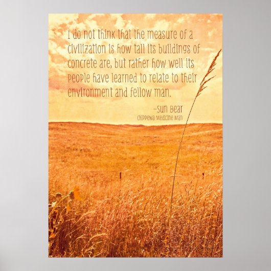 文明の尺度 ポスター (正面)