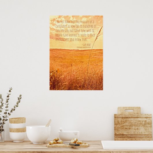 文明の尺度 ポスター (キッチン)