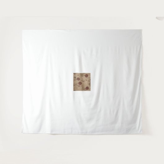 文明の衰退を象徴するケシ タペストリー (正面(横))