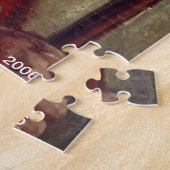 文明化された戦士、ネイティブアメリカン(Lakota)のパズル ジグソーパズル (側面)