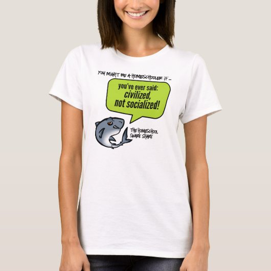 文明化される社会的ニされない Tシャツ (正面)