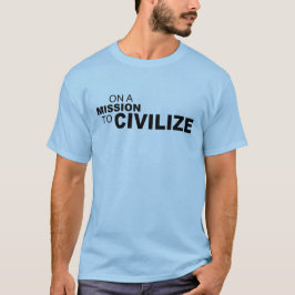文明化するべき代表団 Tシャツ