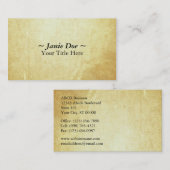 文書の紙 名刺 (正面/裏面)