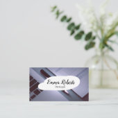 文書ピンク法弁護士パラリーガル 名刺 (スタンド正面)