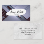 文書ピンク法弁護士パラリーガル 名刺 (正面/裏面)