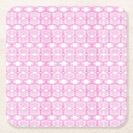 文末脚注のパターン スクエアペーパーコースター (正面)