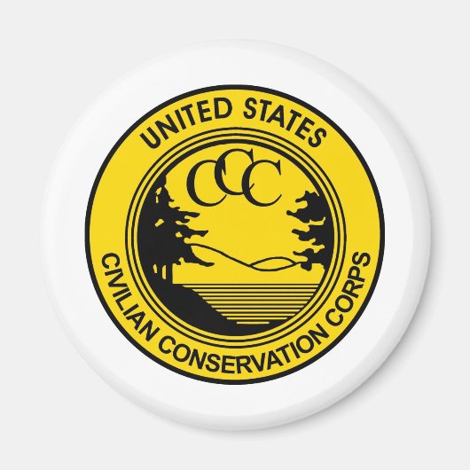 文民保護部隊CCC記念式典 マグネット (正面)