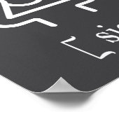 文法が間違ってるのを見るのが好きな面白い文法 ポスター (角)