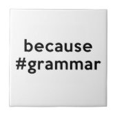 文法のため タイル (正面)