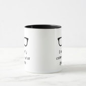 文法の先生のメガネを黙って直す マグカップ (中央)